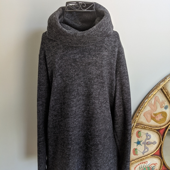 Cozy & Soft Noul Turtleneck Sweater Dress - Picture 2 of 6